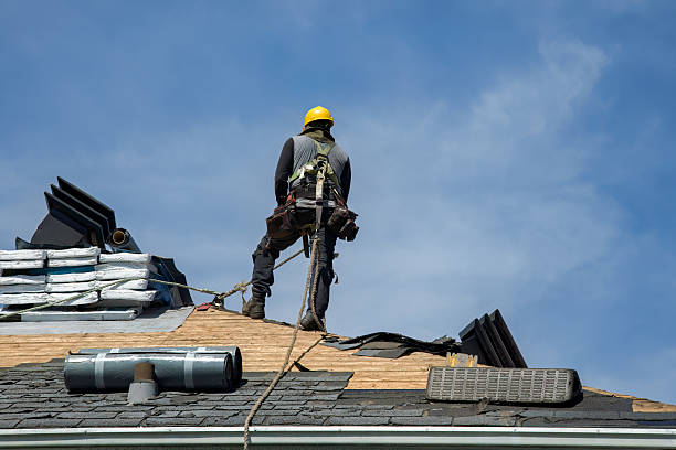 Professional Roofing technician working in Churchton, MD